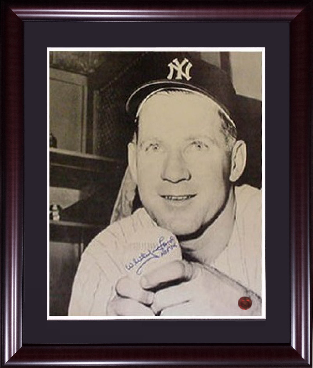 Whitey Ford signed 16x20 photo framed Yankees Hof 74 autograph CBM COA