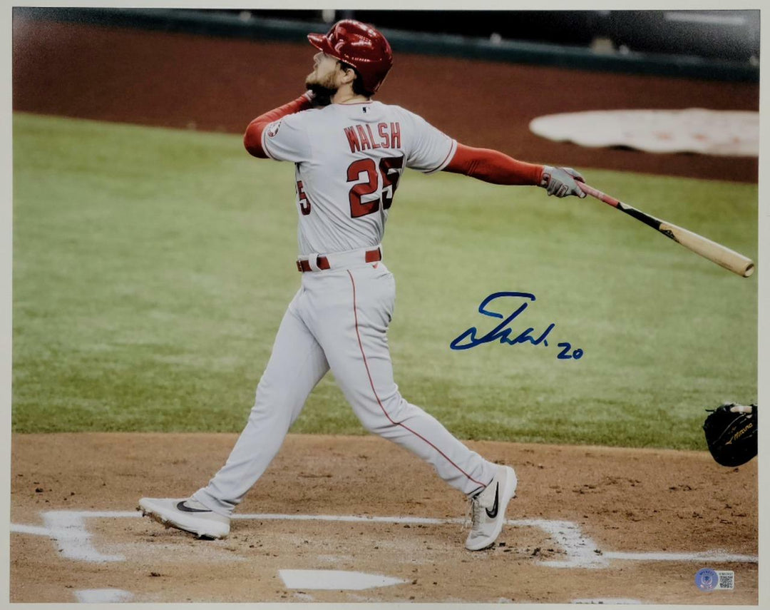 Jared Walsh signed Angels 16x20 Photo #4 autograph ~ BAS Beckett Witness coa