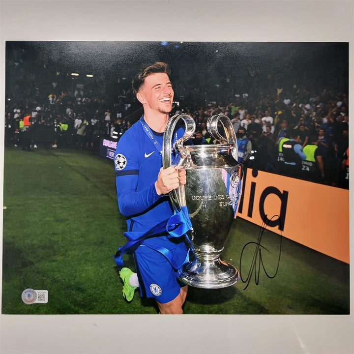 Mason Mount signed Chelsea 11x14 photo #6 England autograph (B) Beckett BAS Holo