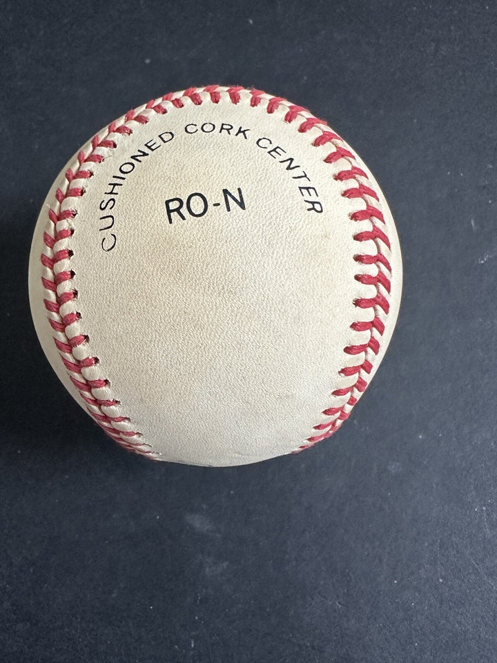 Lou Brock Signed Official NL Baseball 938 Stolen Bases Auto Cardinals Hof Psa