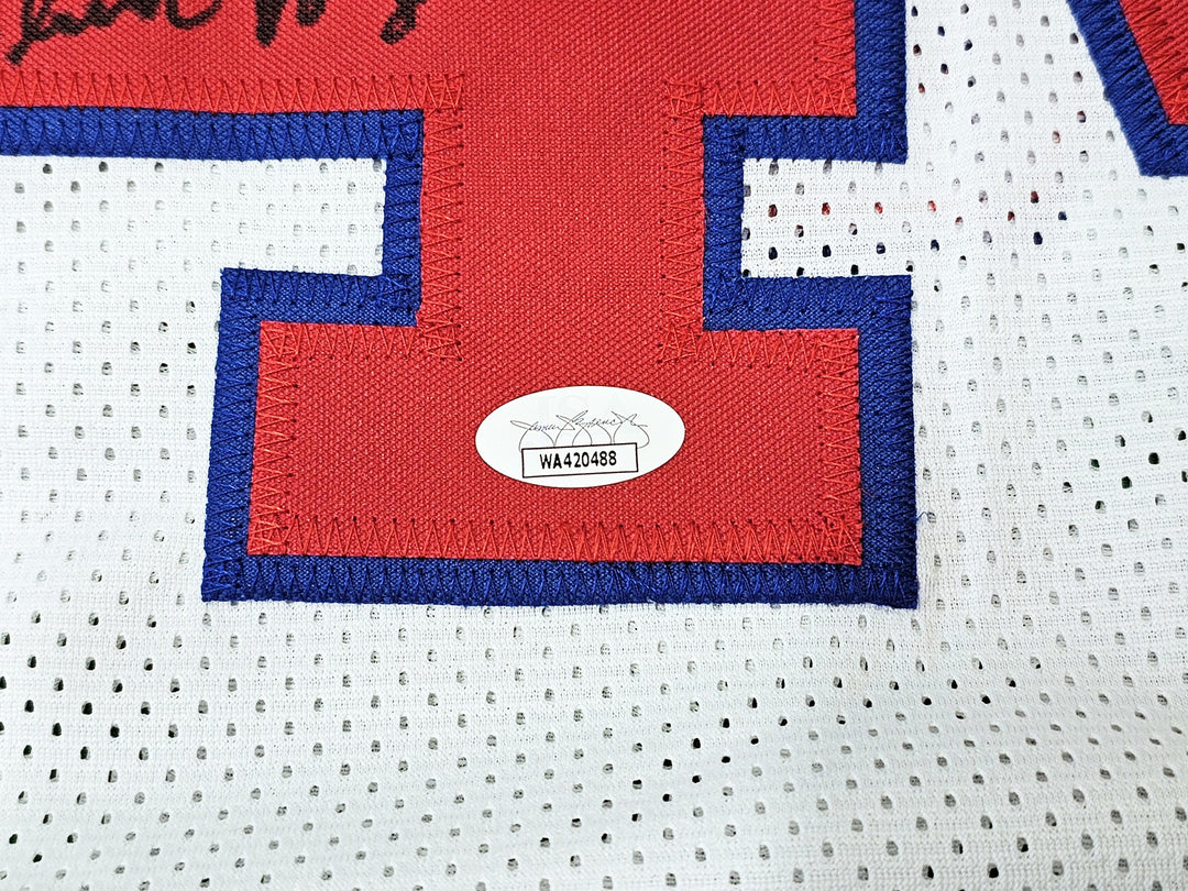 Houston Rockets Elvin Hayes Autographed Signed White Jersey JSA