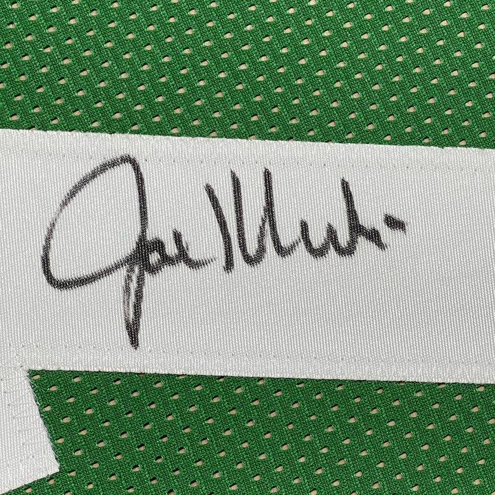 FRAMED Autographed/Signed JOE KLECKO 33x42 New York Green Jersey Beckett BAS COA