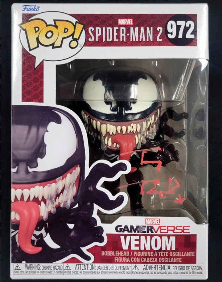 Tony Todd signed Venom Funko Pop! autograph Marvel Spider-Man 2  ~ Beckett BAS