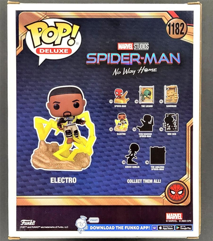 Jamie Foxx signed Electro Jumbo Funko Pop! 1182 autograph Spider-Man Beckett BAS