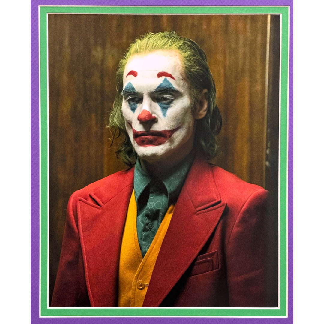 Joaquin Phoenix Autographed Joker 8x10 Photo Framed Collage JSA COA Signed