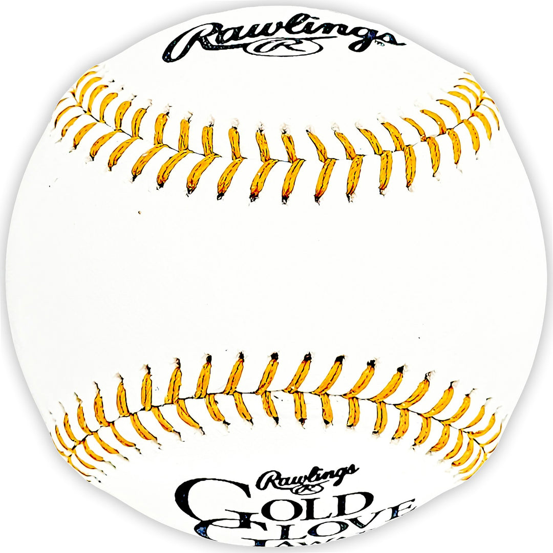 Dave Concepcion Auto Official Gold Glove Logo MLB Baseball Reds 5X Beckett