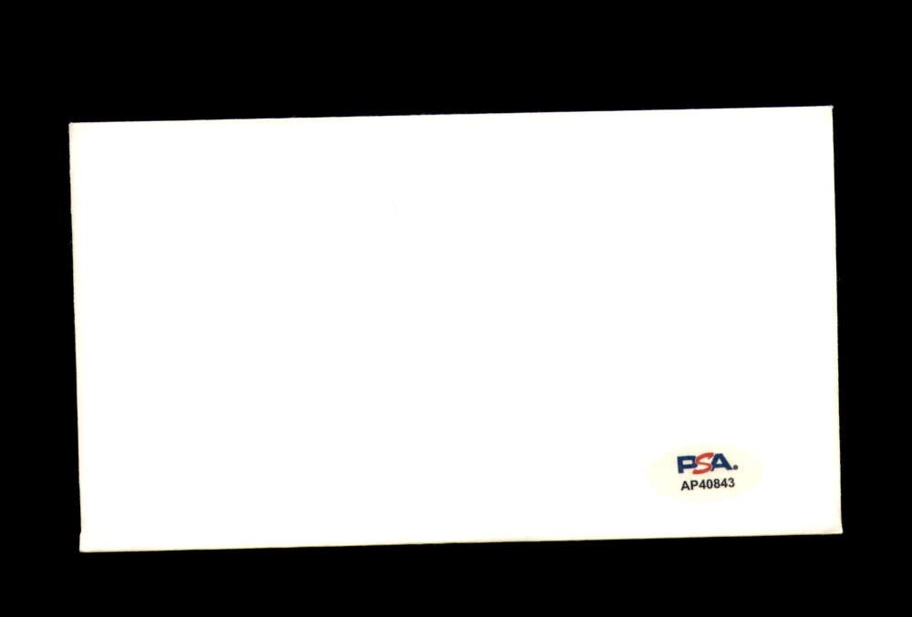 Jim Brown PSA DNA Signed FDC 1984 First Day Cover Cache Hall of Famer Auto