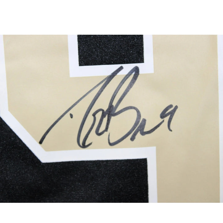 Drew Brees Autographed New Orleans Saints Jersey Black XL Nike Beckett WIT 58518