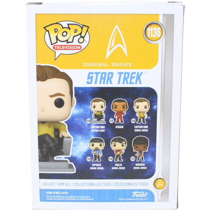William Shatner Autographed/Signed Funko Pop! #1136 Beckett 42269