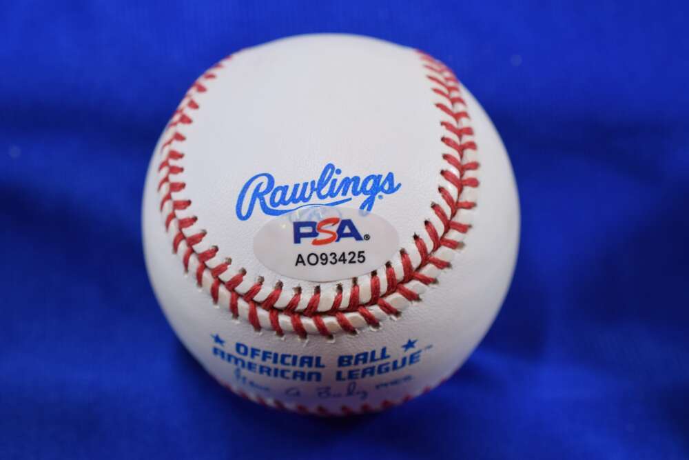 Bert Blyleven PSA DNA Autograph American League Signed Baseball 3701 Ks