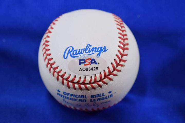 Bert Blyleven PSA DNA Autograph American League Signed Baseball 3701 Ks