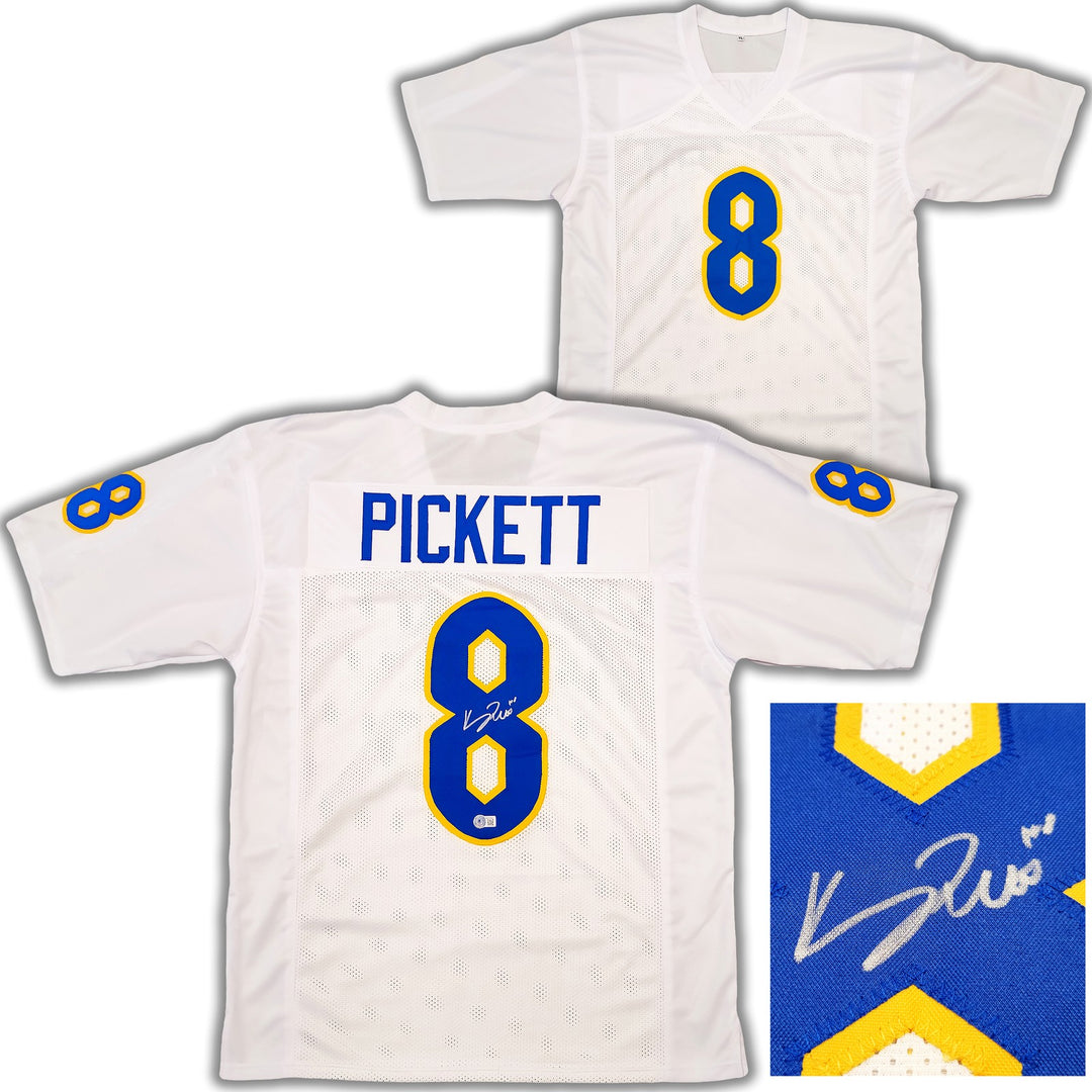 Pittsburgh Panthers Kenny Pickett Signed White Jersey Beckett