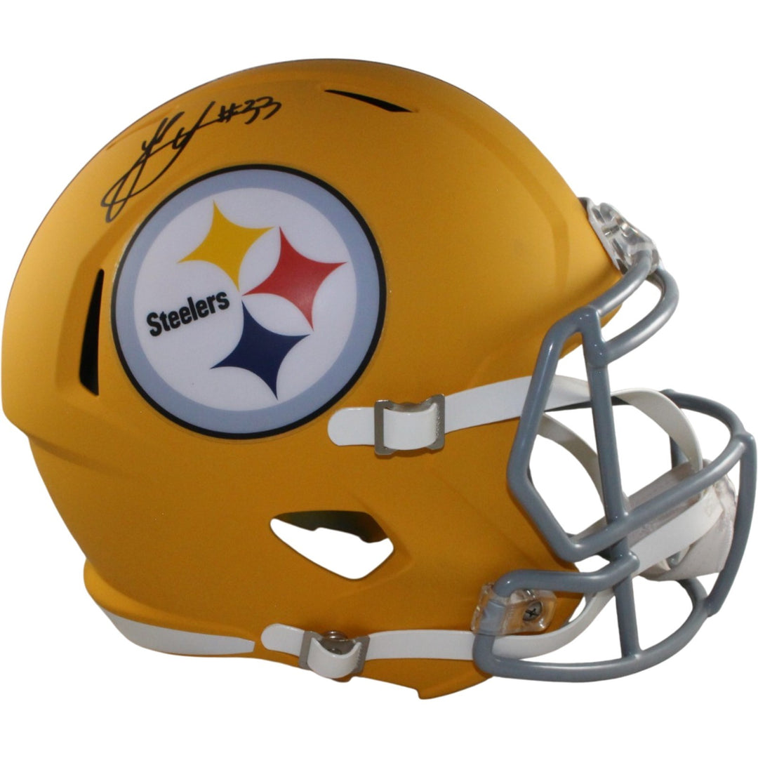 Jack Sawyer Autographed Pittsburgh Steelers F/S Alt 25 Helmet Beckett WIT 56953