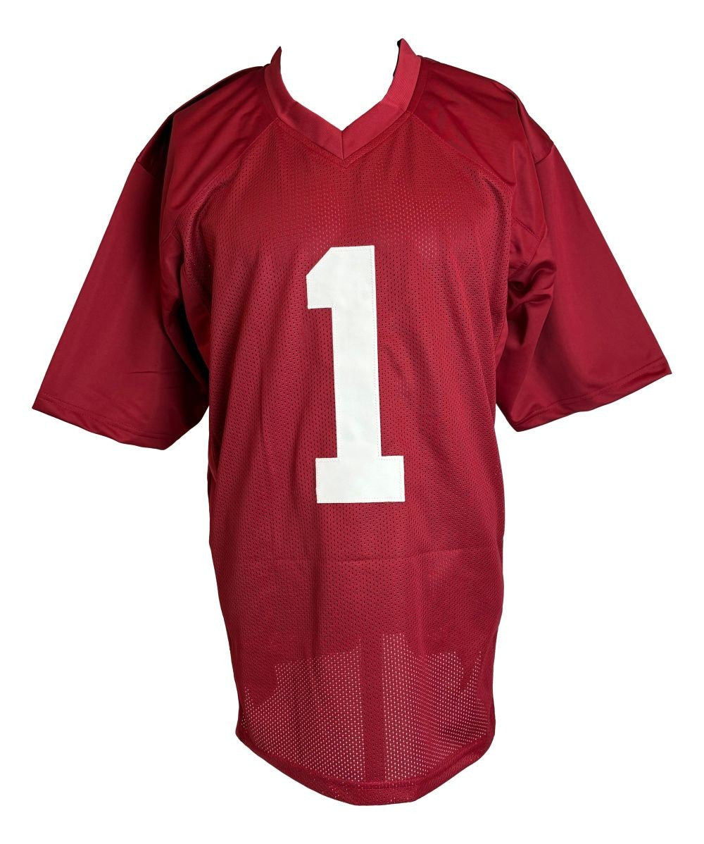 Nick Saban Alabama Signed Crimson Football Jersey PSA/DNA