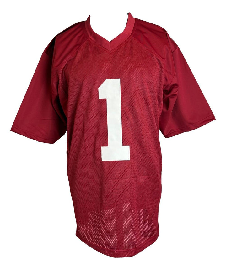 Nick Saban Alabama Signed Crimson Football Jersey PSA/DNA