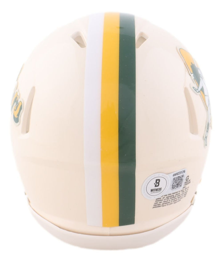 Jordan Love Signed Green Bay Packers RETRO Mini Speed Helmet BAS