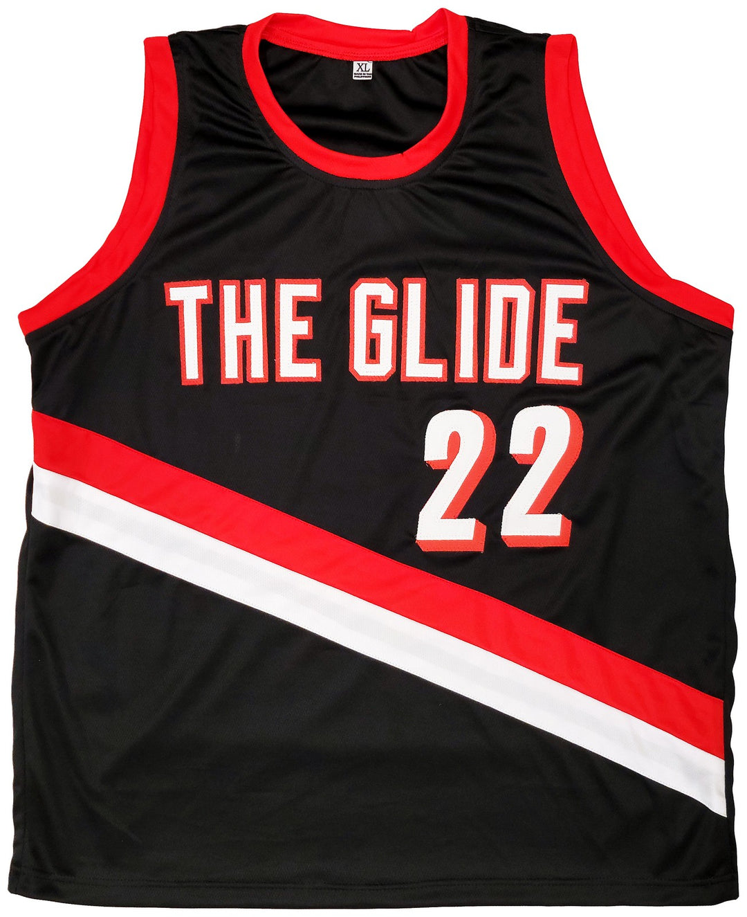 Portland Trailblazers Clyde Drexler Signed Black Jersey The Glide JSA