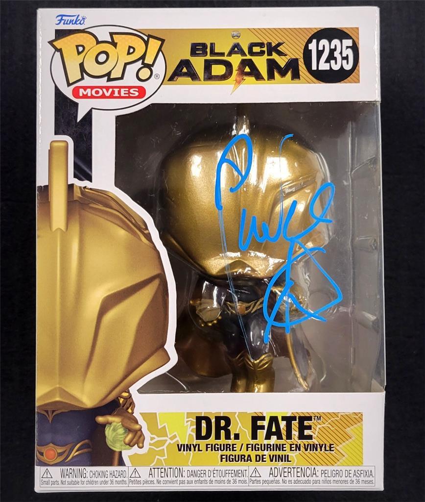 Pierce Brosnan signed Black Adam Dr. Fate Funko Pop! autograph Beckett BAS Holo