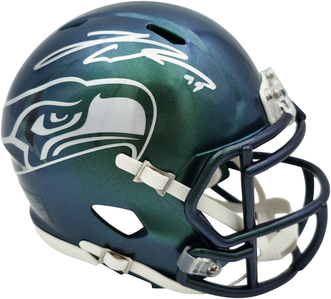 Leonard Williams Signed Seahawks Rivalries Speed Mini Helmet GRAD Witness