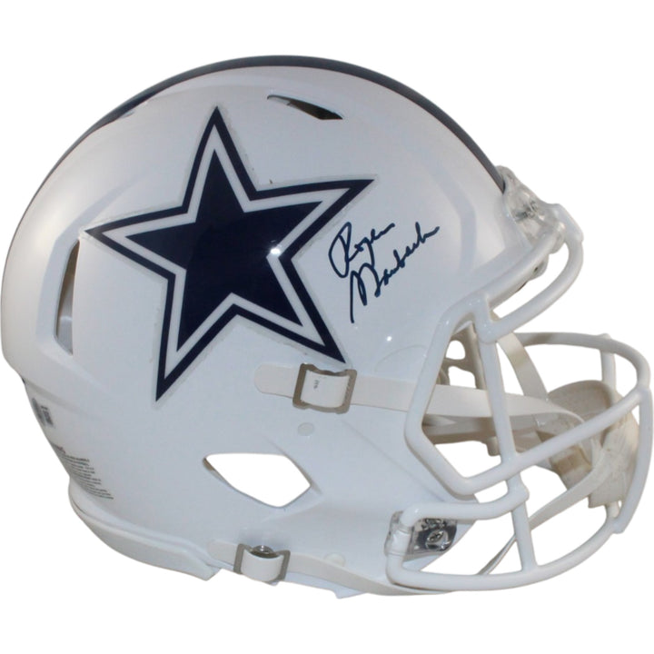 Roger Staubach Autographed Dallas Cowboys Authentic Alt Helmet Beckett W 55144