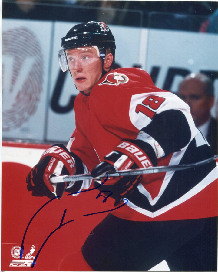 Marian Hossa Autographed 8x10 Photo