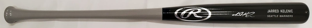 Jarred Kelenic Signed Black Rawlings Game Model Bat Seattle Mariners Beckett