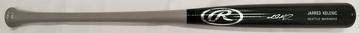 Jarred Kelenic Signed Black Rawlings Game Model Bat Seattle Mariners Beckett