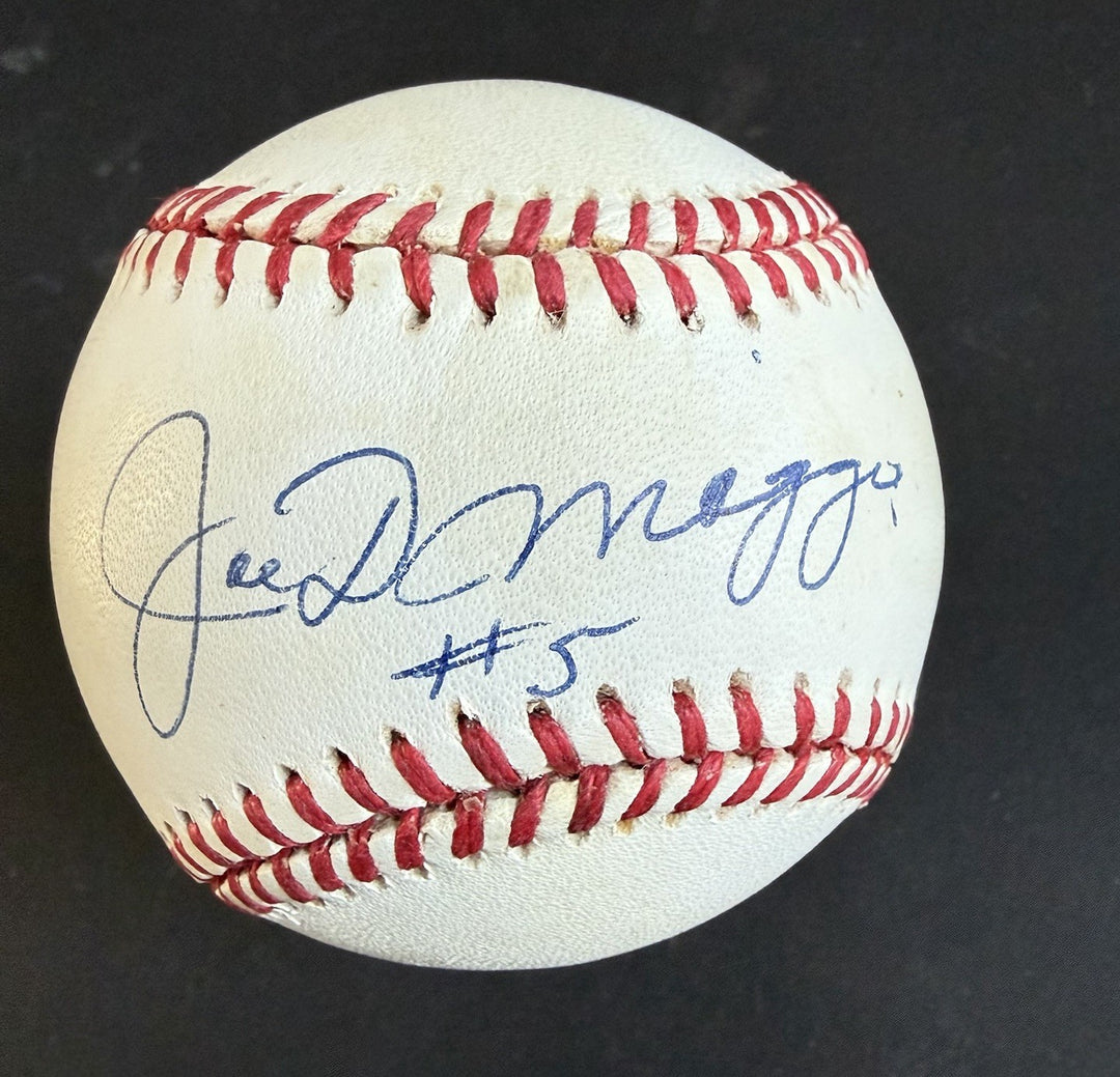 Joe DiMaggio Signed Official American League Baseball #5 Auto Rare JSA Loa HOF