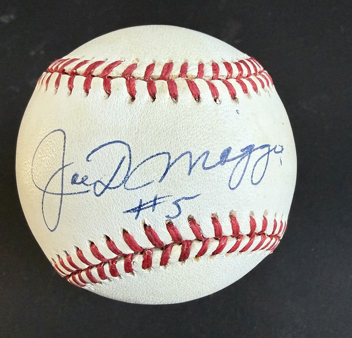 Joe DiMaggio Signed Official American League Baseball #5 Auto Rare JSA Loa HOF
