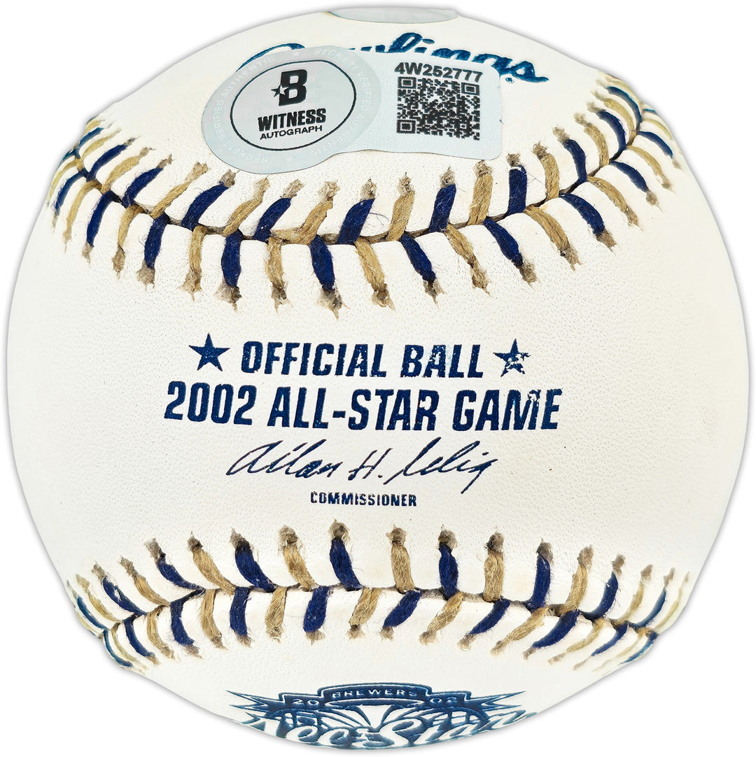 Ichiro Suzuki Auto 2002 All Star Game Logo Baseball Mariners Beckett Witness
