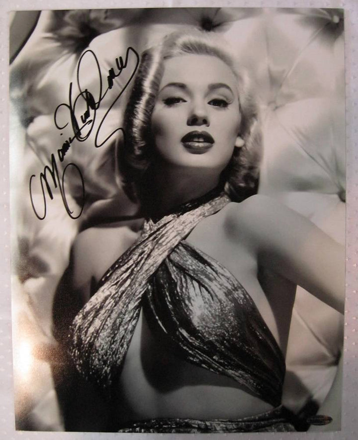 Playboy model/actress Mamie Van Doren autograph signed 16x20 Photo OC COA + Holo