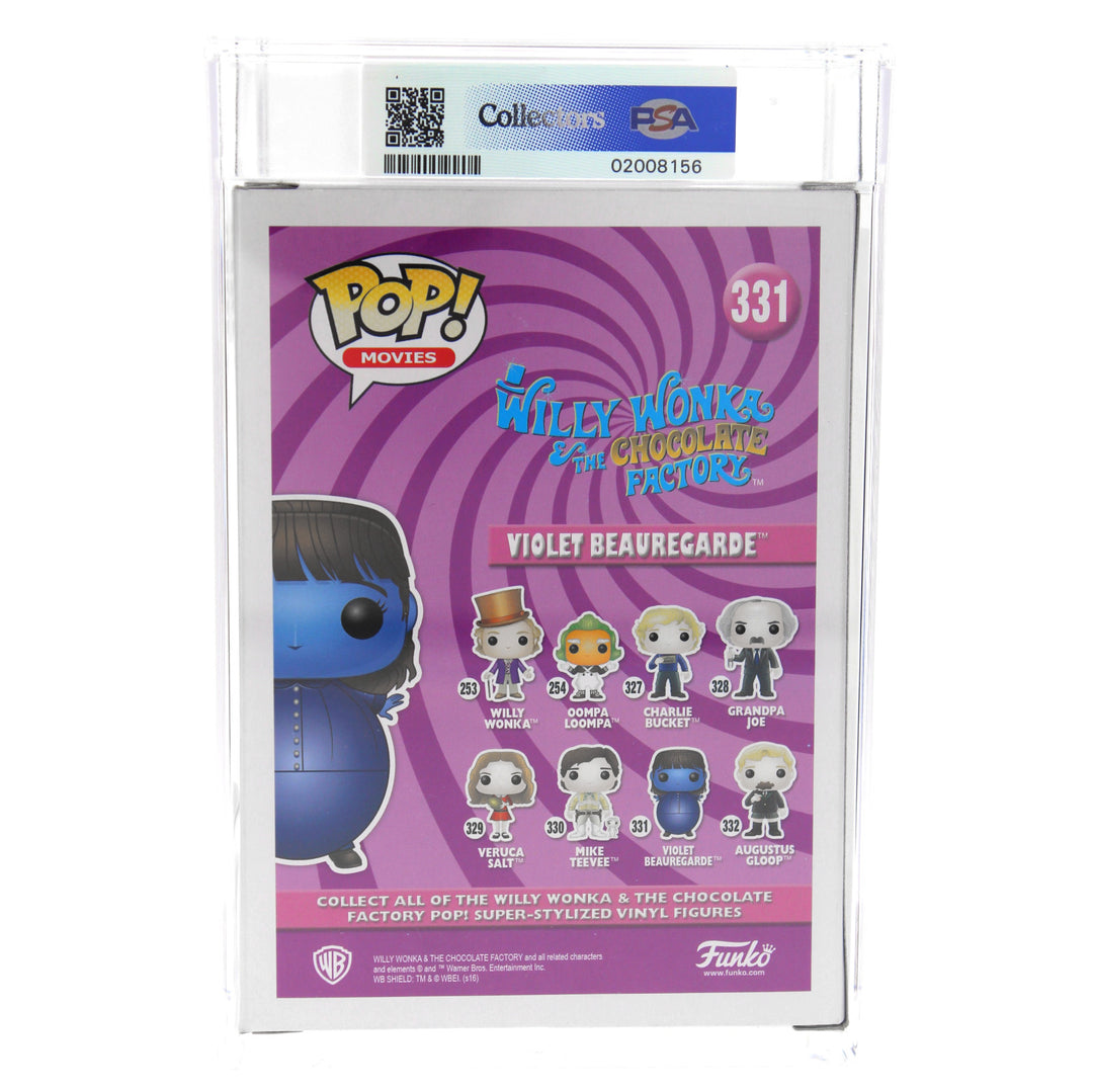 Denise Nickerson Signed Willy Wonka Violet Beauregarde Funko Pop #331 PSA/DNA