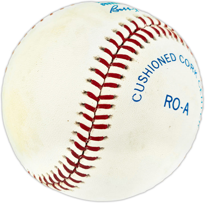 Willie Mays Signed AL Baseball San Francisco Giants Beckett