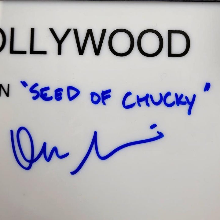 Don Mancini signed "Seed of Chucky" Director's Clapboard Clapper ~ BAS Beckett