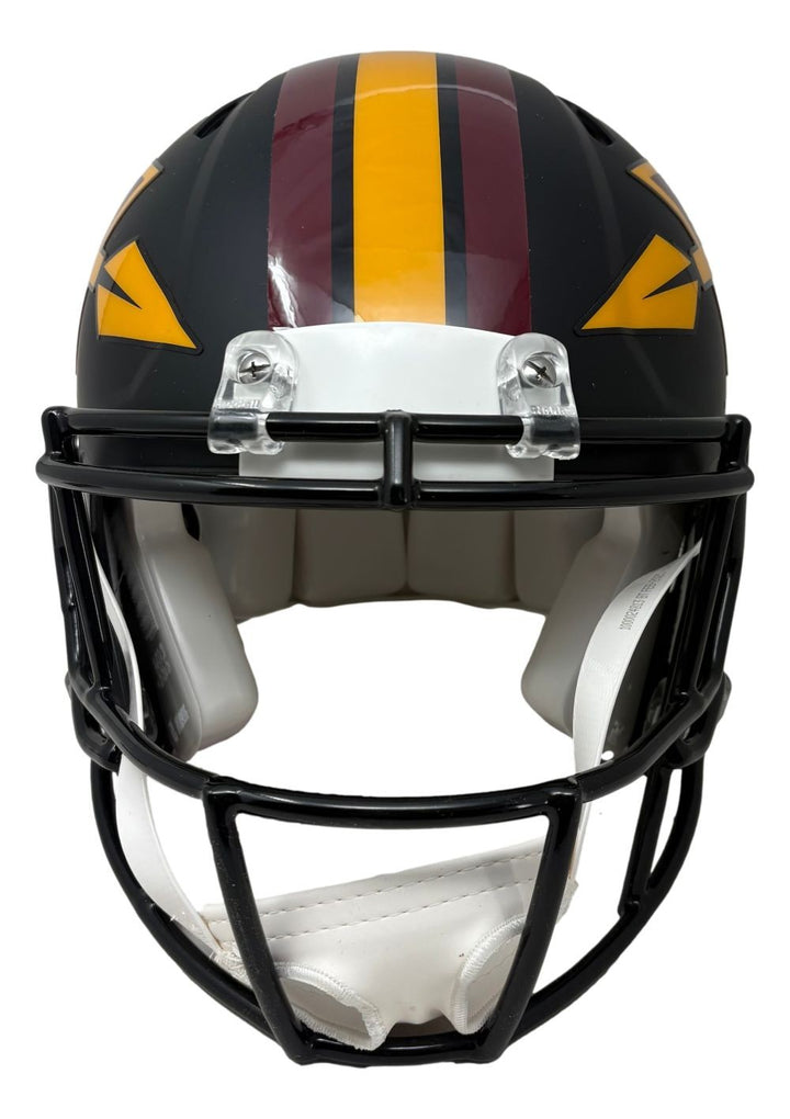 Terry McLaurin Signed Washington Commanders FS Black Authentic Speed Helmet BAS