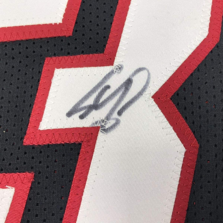 Autographed/Signed SHAQUILLE SHAQ O'NEAL Miami Black Jersey BAS COA Auto
