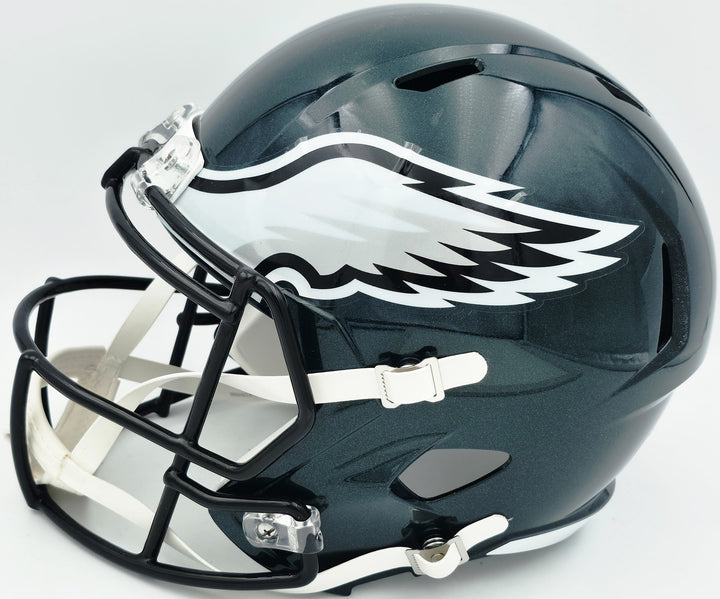 Jason Kelce Signed Eagles Green Full Size Speed Replica Helmet PSA/DNA ITP