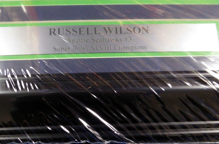 Russell Wilson Signed Framed 16x20 Photo Seattle Seahawks RW Holo