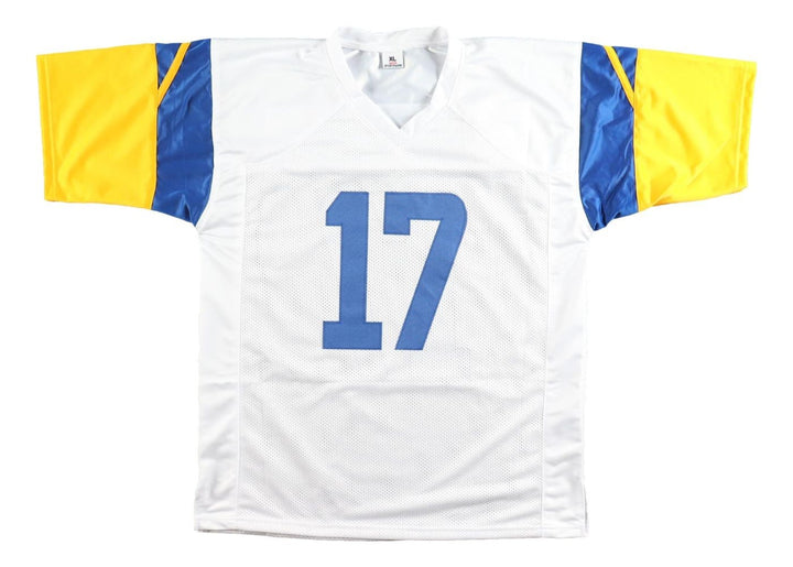 Davante Adams Los Angeles Signed White Football Jersey BAS