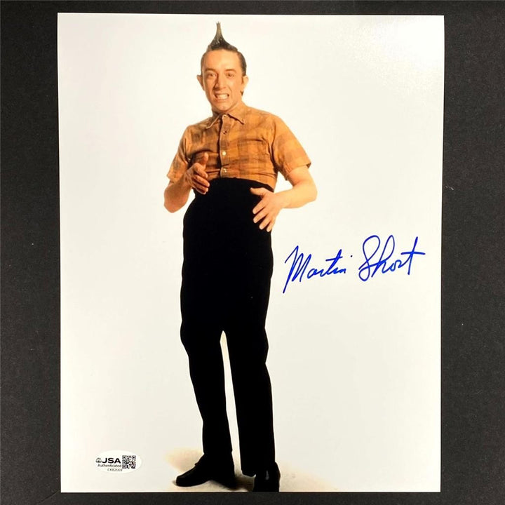 Martin Short signed Ed Grimley SNL 8x10 Photo Poster autograph ~ JSA
