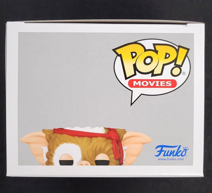 Howie Mandel signed Gizmo with Bow Funko Pop 1753 Gremlins autograph Beckett BAS