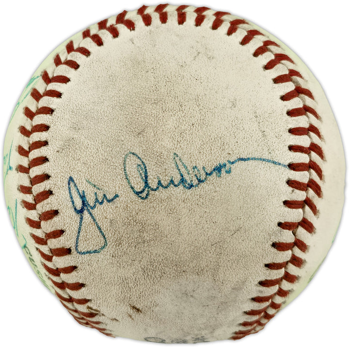 Dave Niehaus & 7 Others Signed Official Feeney NL Baseball Mariners "Oh My"