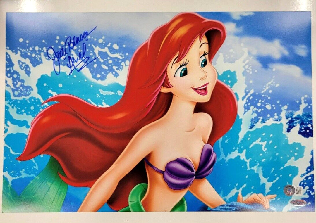 Jodi Benson signed Little Mermaid 11x17 Photo 2 Ariel Autograph Beckett BAS Holo