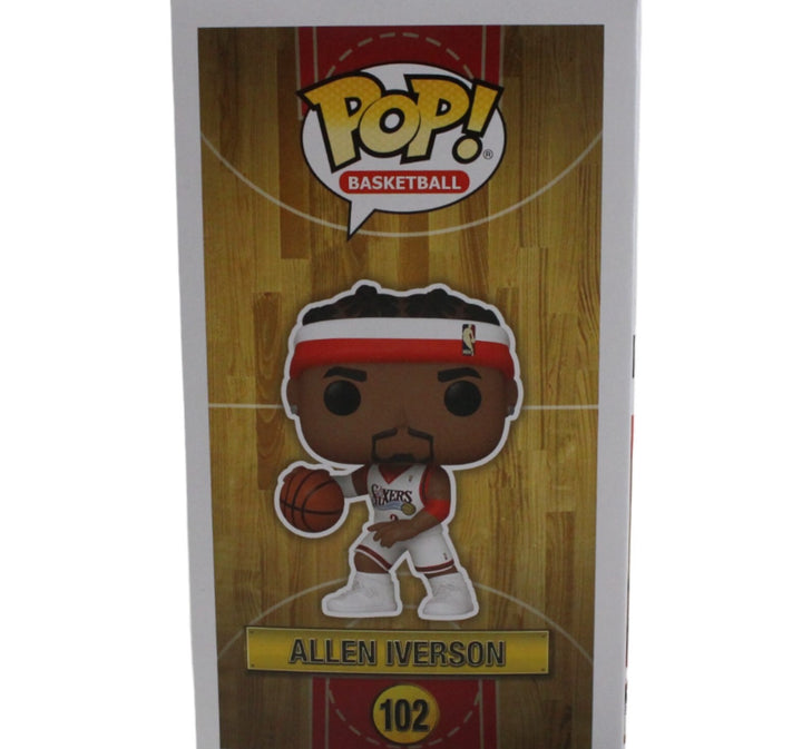 Allen Iverson Signed Philadelphia 76ers Funko Pop! #102 w/ Soft Protector 44412