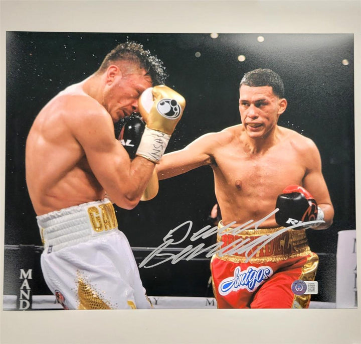 David Benavidez signed 11x14 photo #5 Boxing Autograph ~ Beckett BAS Holo