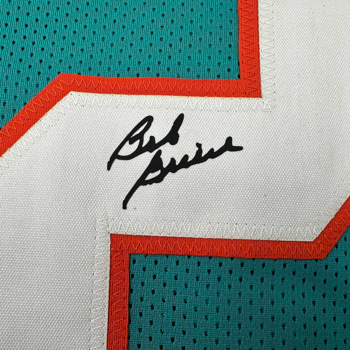 Facsimile Autographed Bob Griese Miami Teal Reprint Jersey Size Men's XL