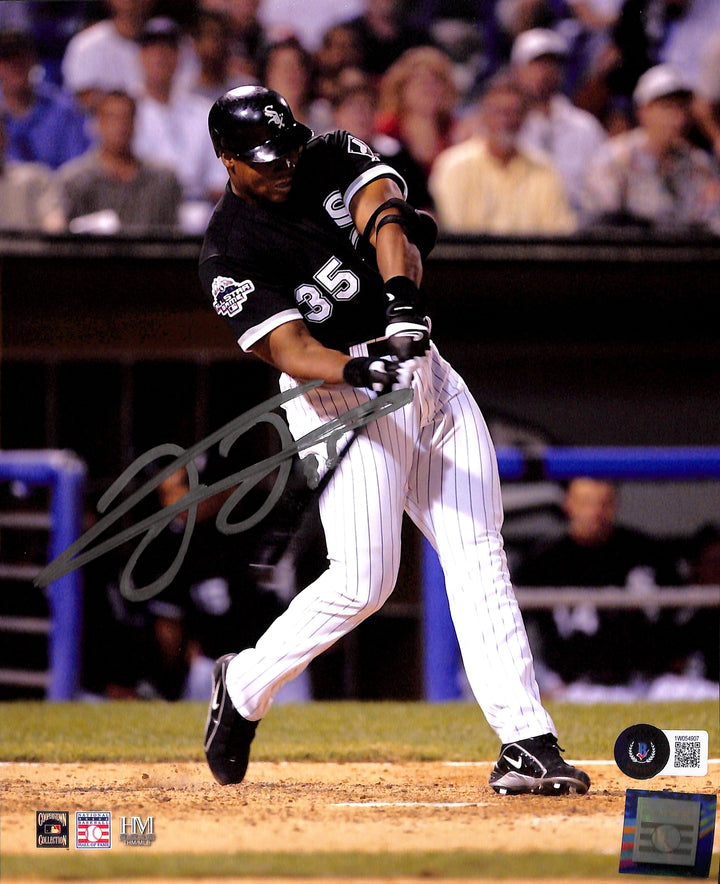 Frank Thomas Autographed Chicago White Sox 8x10 Beckett 44507