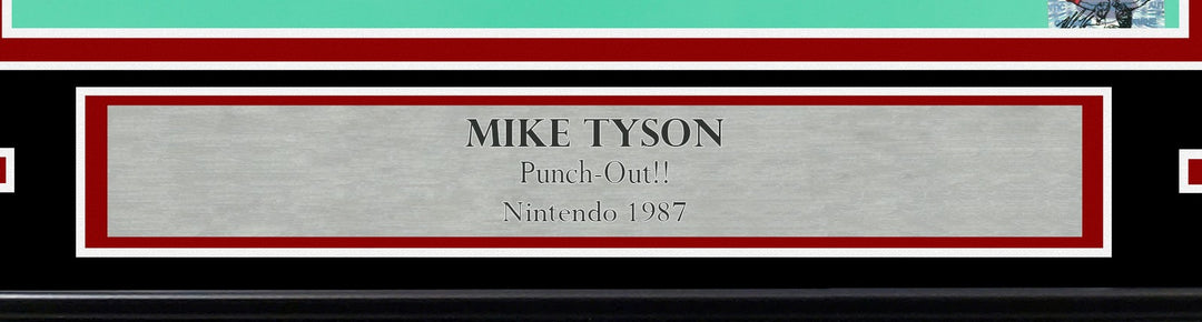 Mike Tyson Signed Framed 11x14 Photo Nintendo Punch-Out!! Beckett BAS QR
