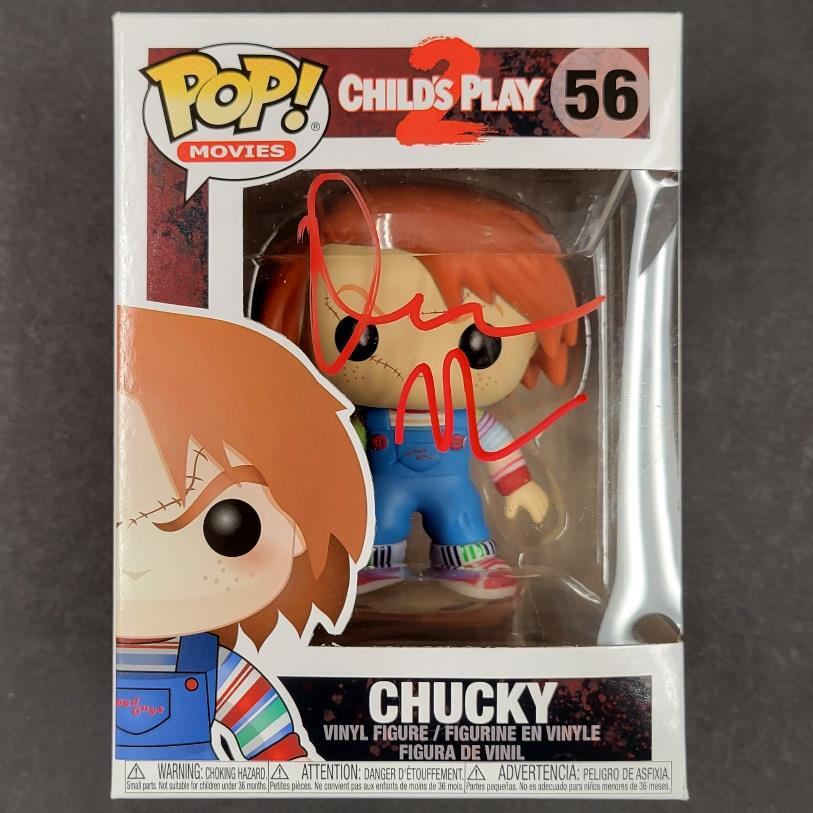 Don Mancini signed Chucky Funko Pop Child's Play 2 autograph (A) ~ BAS Holo