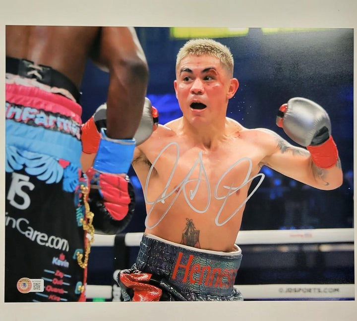Joseph Diaz Jr. signed 11x14 photo boxing autograph (B) ~ Beckett BAS